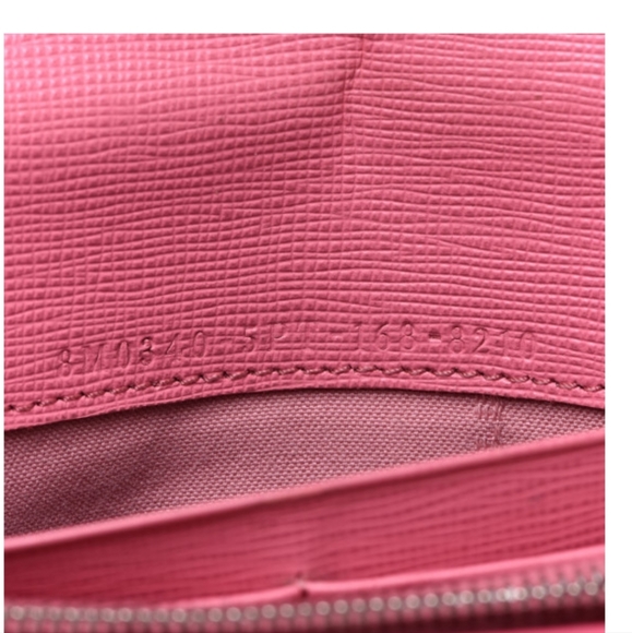 💯% AUTHENIC FENDI Vitello Elite Crystal Eye Monster Simply Continental Wallet L - Picture 6 of 14